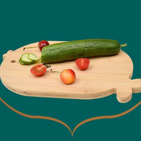 Skärbräda i djurform Hushåll Mögelsäker Massiv Trä Skärbräda Liten Sovsal Mini Frukt