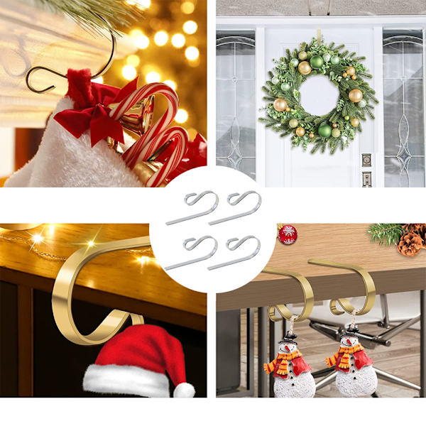 Julstrumpa Hållare För Mantel, För Eldspis Mantel style 5