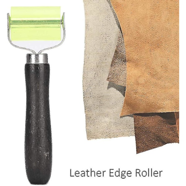 Läder Edge Roller Gör det själv Handgjorda utskrifter Silikonhjul Läderbearbetningstillbehör 50 mm Läder