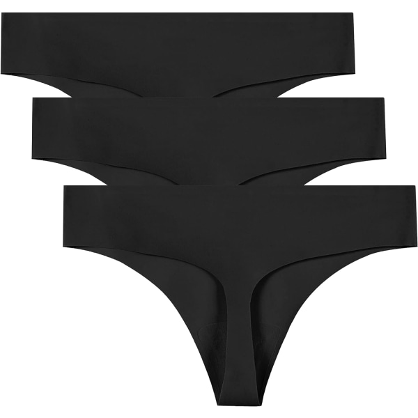 Sömlösa stringtrosor Underkläder för kvinnor 3-pack No Show Smooth XL