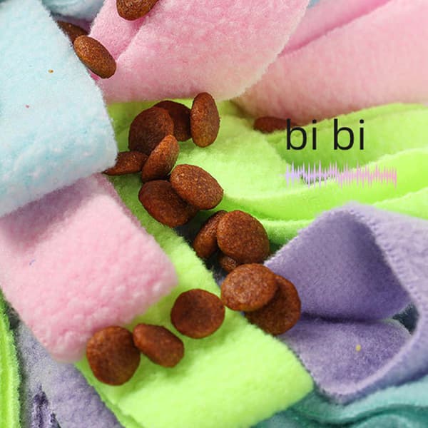Snuffle Mat för hundar Sniffing Pad Interactive Puppy Puzzle Toy Slow Feeder Nosework Godis Matningsmattor för ångest Gray