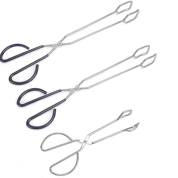 Erittäin pitkät sakset 41 cm grillipihdit ruostumattomasta teräksestä