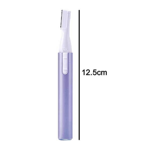 Mini Roterbar Lady Shaver Elektrisk ansiktstrimmer Ögonbryn Purple