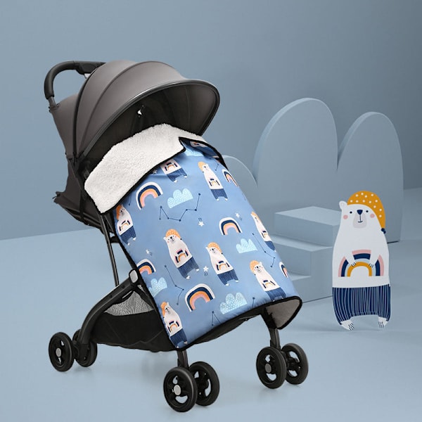 Barnvagn vindtät filt Baby Vattentät Lätt att hålla varm Nicholas Elk 84*72cm