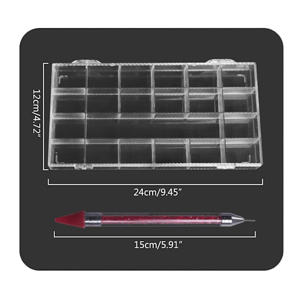 Uregelmæssige Rhinestones Flatback Negle Juveler 3D-dekorationer Diamantlignende sten Gems Sæt til Neglekunst DIY Flat Strass 1
