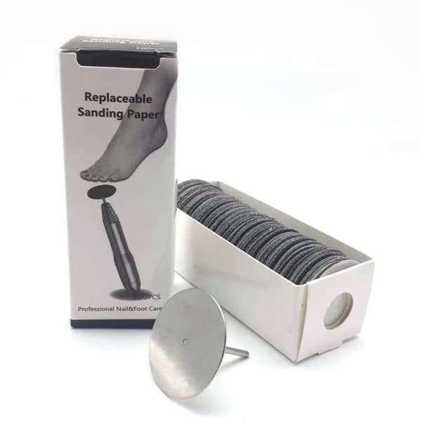 1/2/3/5 Erstatningsputer for elektrisk fotfil Effektiv og 25mm 80Grit 100 pcs 1 Pc