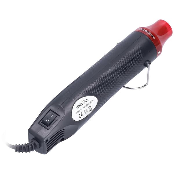 Mini varmepistol bærbar praktisk solid holdbar effektiv håndholdt varmluftspistol for DIY EU-plugg 230V