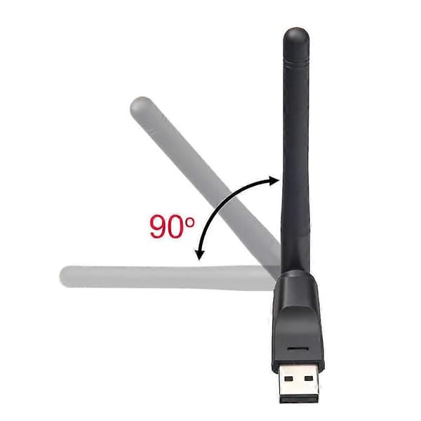USB WiFi Dongle 150Mbps 802.11N Netværkskort Trådløs 2dbi High Gain Antenne