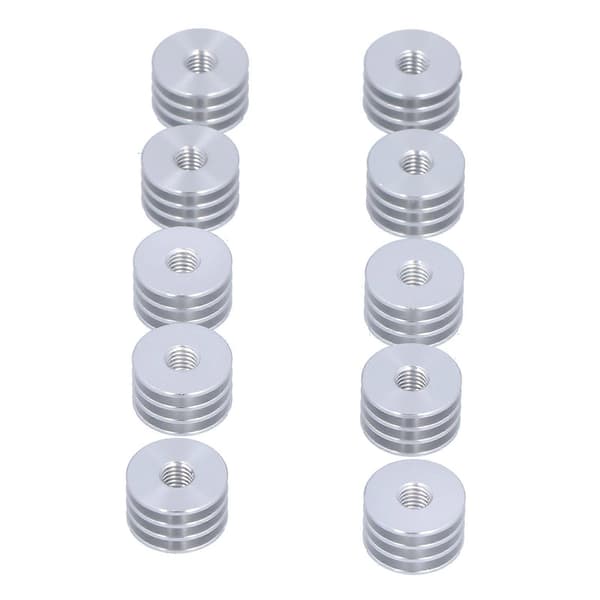 10 stk. 3D-skriver varmerør Mini aluminiumslegering ekstruder radiator tilbehørssett