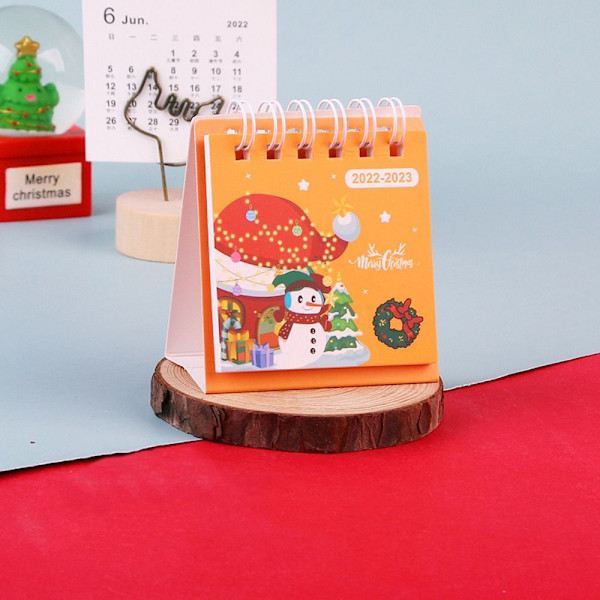 Julenedtellingskalender Adventsbordkalender GUL Yellow