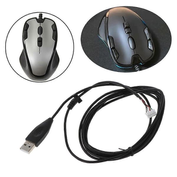 USB-muskabelersättningskabel för Logitech G300 G300S Gamingmöss
