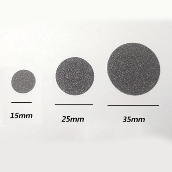 1/2/3/5 Sähköisen jalkaraspin vaihtotyynyt tehokas ja 35mm 150Grit 50 pcs 1 Pc