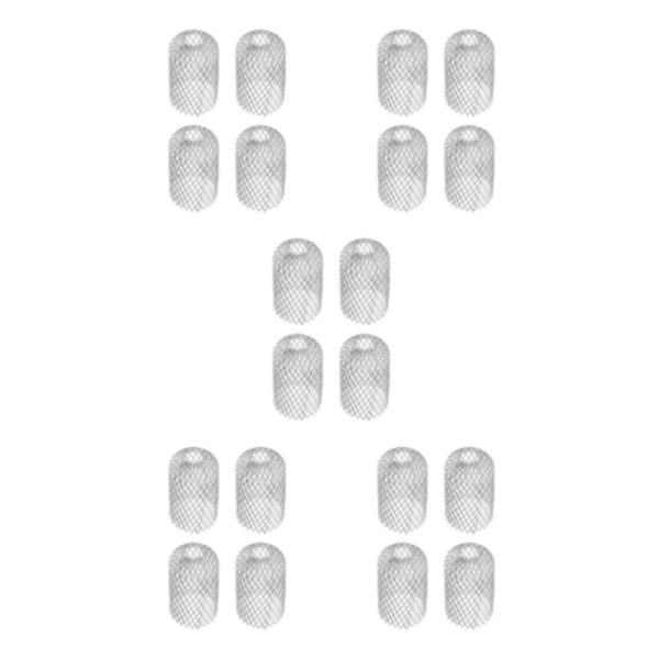 1/2/3/5 4x justerbar storlek aluminiumrännskydd för avlopp Height 16cm 8cm diam 5PCS
