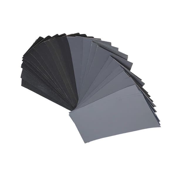 Sandpapper Torrt Vått Sandpapper 120 till 3000 Grit Vattentätt Set Kit för Polering Slipning 42st/Set
