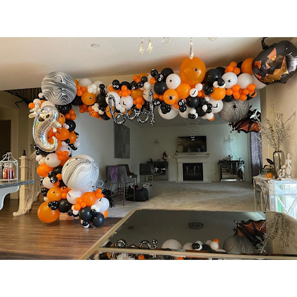 Orange ballonger Orange partyballonger 12 tum 50 st Halloween