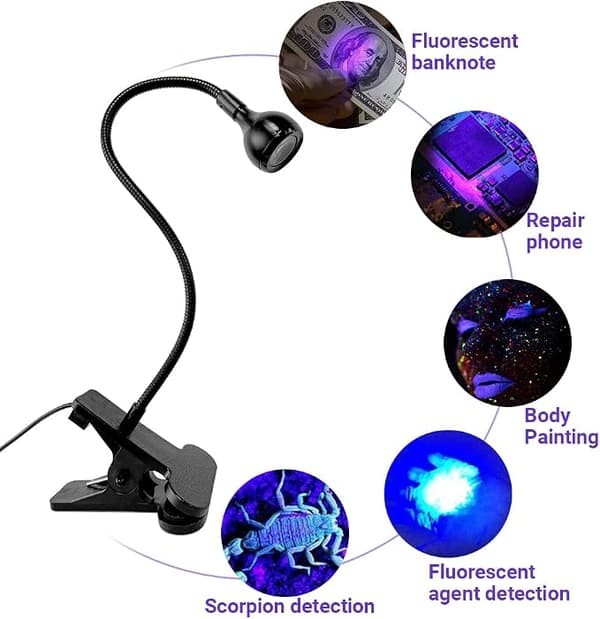 ASENTER 3W UV Gel Neglelampe Amerikanske Kapsler, til UV Gel Lim