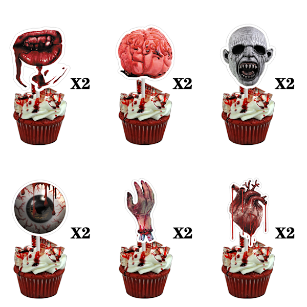 Party Broken Hands Banner Halloween Horror Dekor Ballonsæt