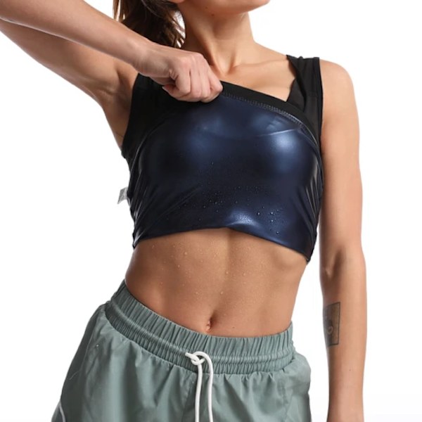 Sweat Shaper Saunavest Mænd Kvinder Termisk Body Slimming Undertrøje Korset Fedtforbrænding Men XXL-3XL