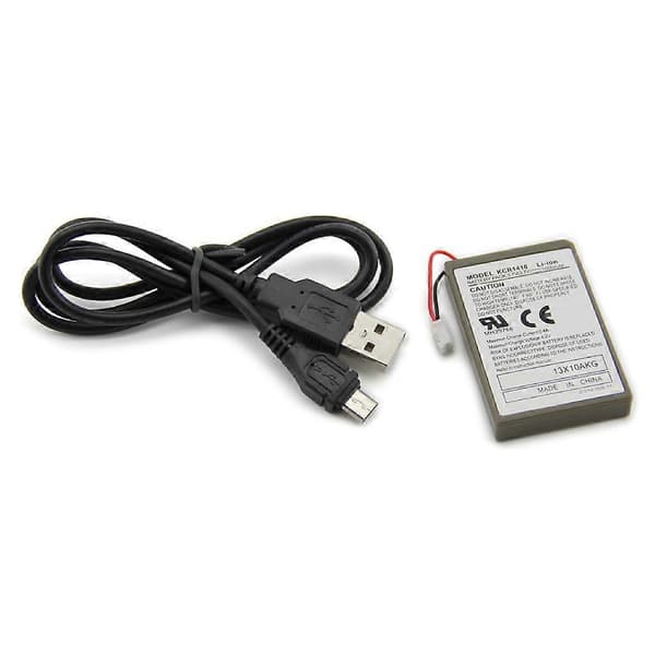 2000mAh Li-ion oppladbart batteri for , leveres med USB-ladekabel
