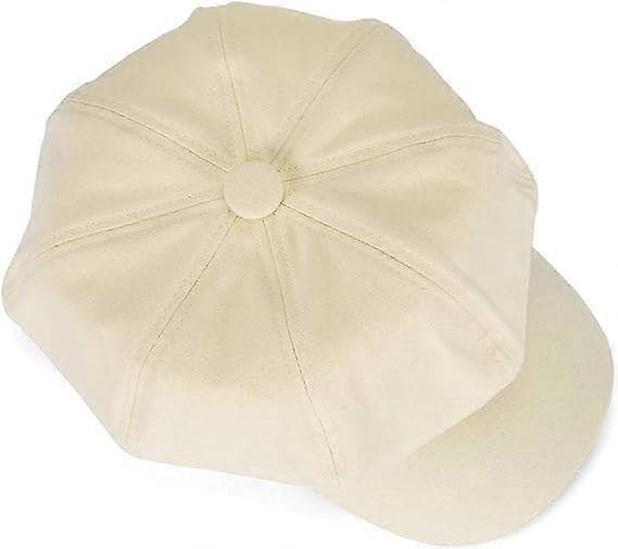 Cabbie Baker boy-hatt, Baskerlue for kvinner, Pageboy-lue, Paperboy-hatt