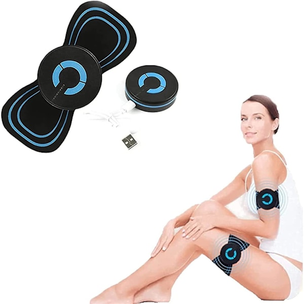 Bärbara elektriska massageplåster Muskelstimuleringstränare