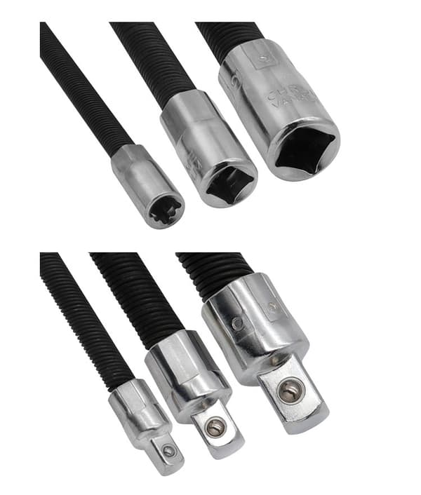 /#/1/4Sq X 150Mm Og 3/8Sqx 200Mm,Ak7341 Fleksibel Forlengelsesadapter/#/