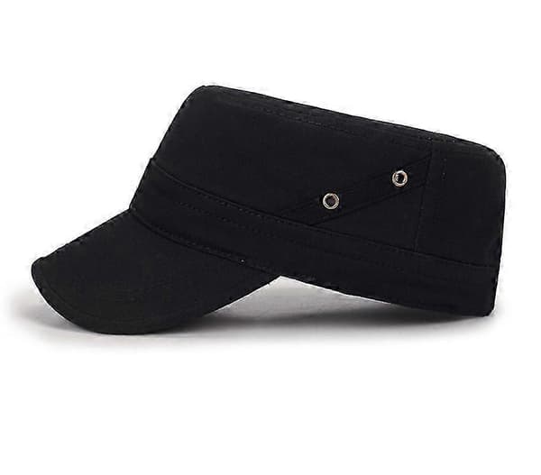 Flat Cap for Menn med To Hull på Siden Justerbar Baseballcaps (Kamuflasje)