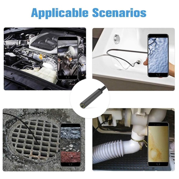 Langaton Endoskooppi 1080p Hd Wifi Borescope Tarkastuskamerat