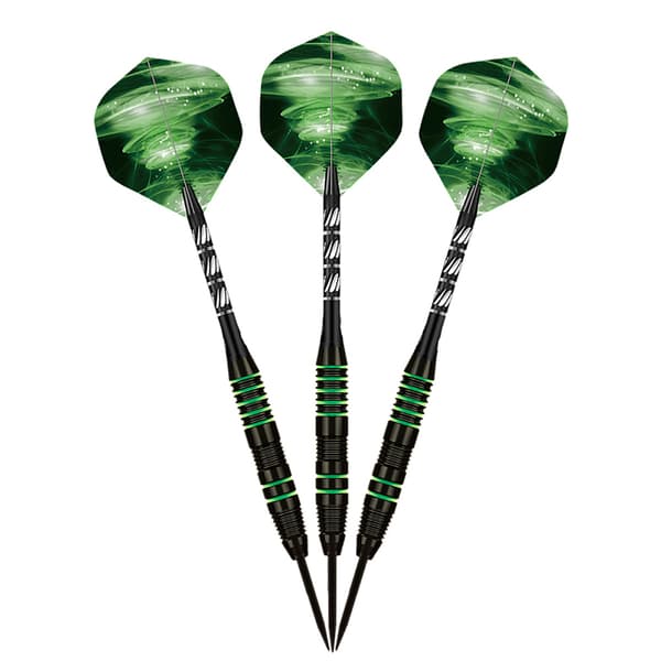 3 stk. sæt Soft Tip Dart 22g Dart Indendørs Sport Kast For Da Green