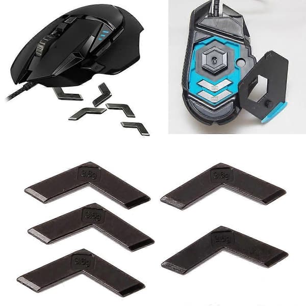 Motvektsblokker for Logitech G502 Ekte Gaming Mus Vekt
