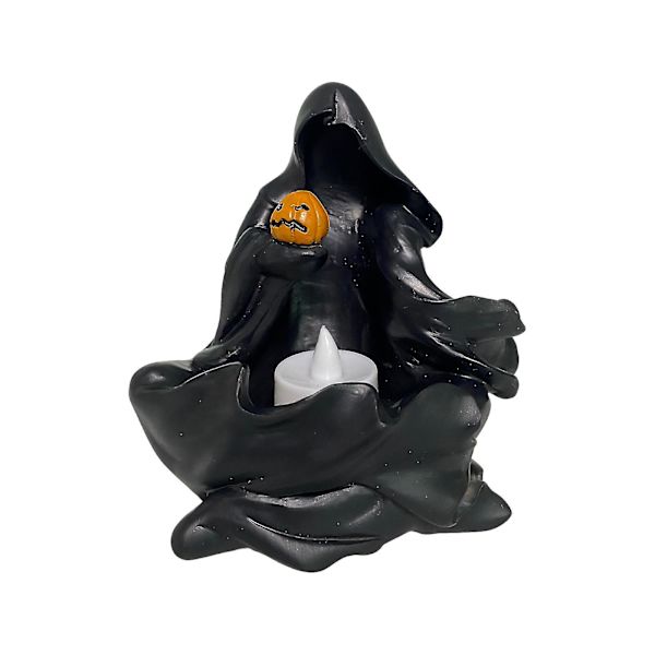 Valovalo Pumpun Yövalo Kodin Sisustus Hartsi Koriste Halloween Kestävä kurpitsalyhtyvalaisin black