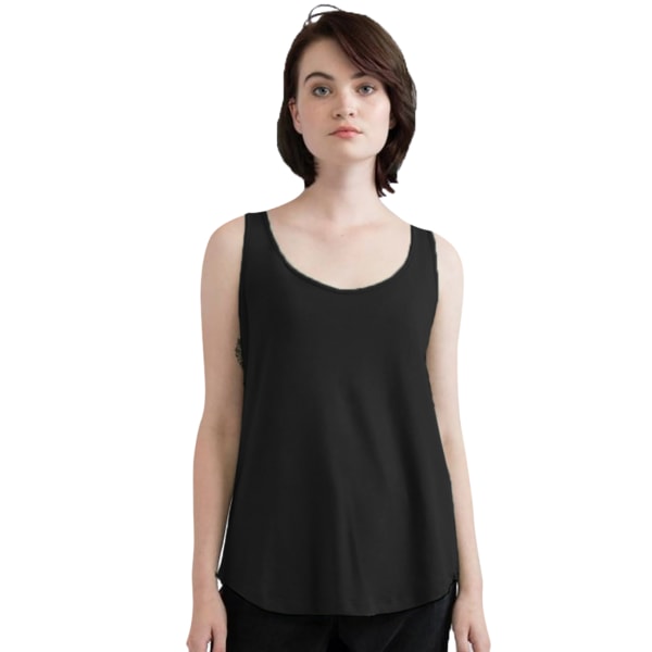 Mantis Dame/Dame Loose Fit Ermeløs vesttopp Svart Black XXL