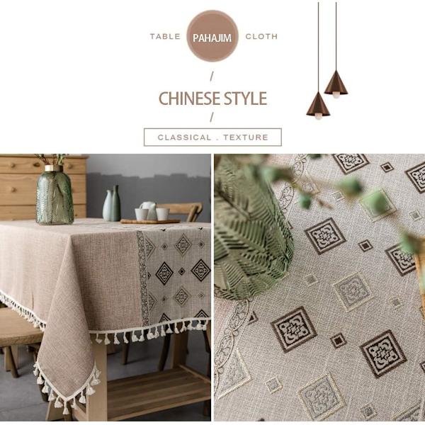 Elegant bomullsduk i kinesisk stil Lin Cover