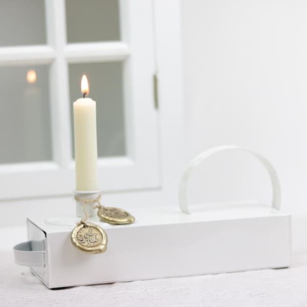 A Lot Decoration - Pynt God Jul Segl - antikk gull 2-pakning gold