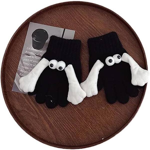 Vinter varme magnetiske hansker, par hansker som holder hendene black