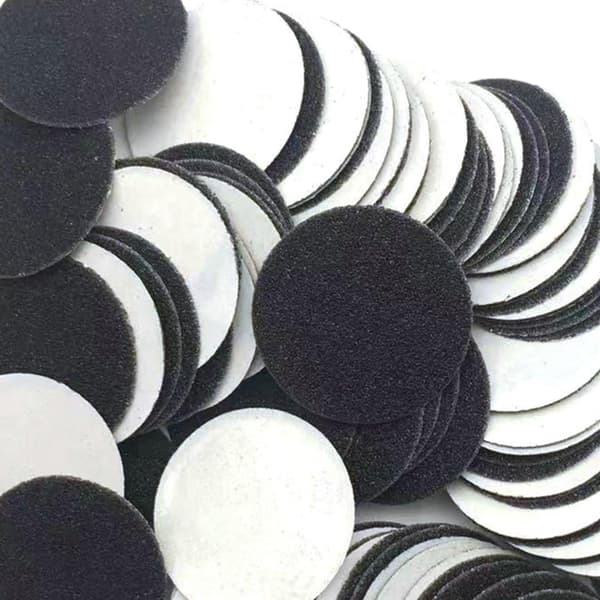 1/2/3/5 Erstatningsputer for elektrisk fotfil Effektiv og 15mm 150Grit 100 pcs 1 Pc