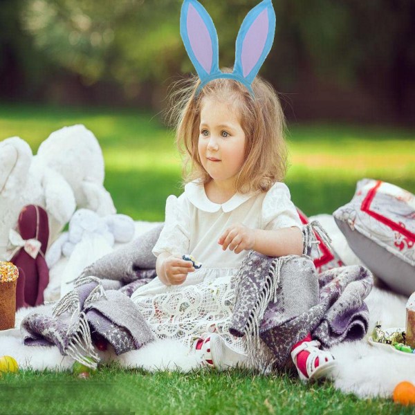 Rabbit Ears Pannband, Rabbit Ears Pannband 1st Plysch Pannband blue