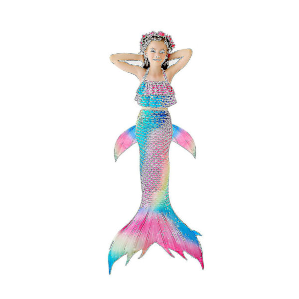 Baddräkt för barn Mermaid Tail Baddräkt 150 GB51