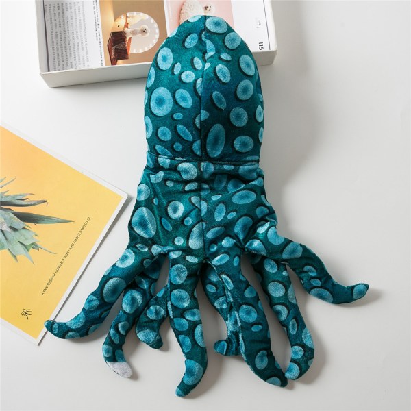 Octopus Pet Hund Katt Halloween Xmas Cosplay kostymkläder S
