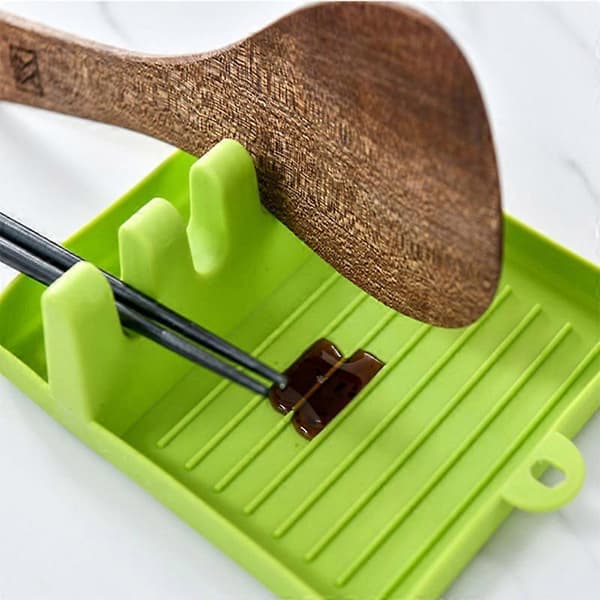 Silikon Skjehviler Matte, Varmebestandig Stekespatelholder Brett