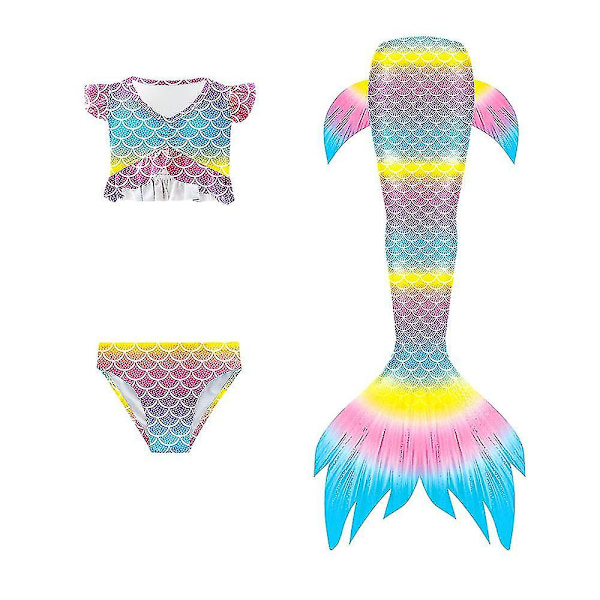 Baddräkt för barn Mermaid Tail Baddräkt 110 GB59