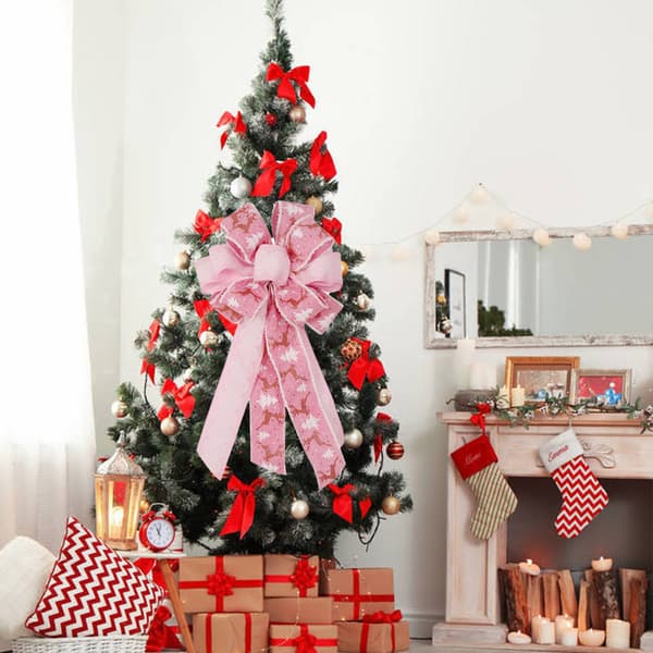 Christmas Bows Holiday dekorative Bows Xmas Krans Bow for D