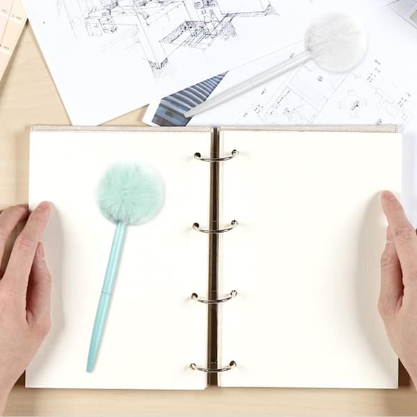 #4 stk. Kawaii Gelpenne 1,0 mm, Søde Gelblækpenne, Gave til Stud#