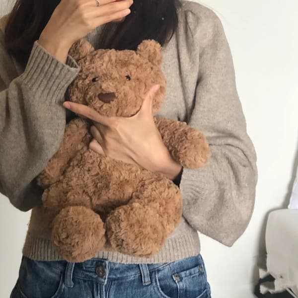 #Barcelona Bjørn Kosedyr Dukke Teddybjørn 28cm#