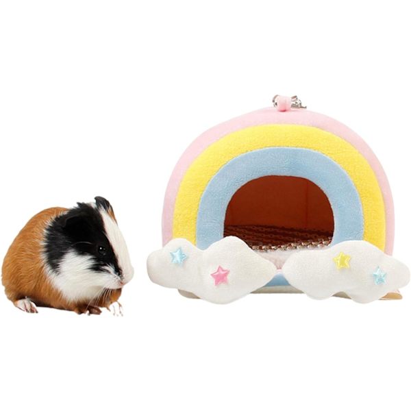 Hamsteruppvärmd säng - Mjuk hamsterhussäng - bomullsbo, liten