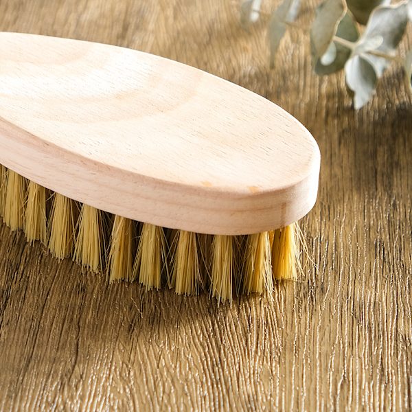 Set om 2, träskurborste för envis smuts, naturfiber nat