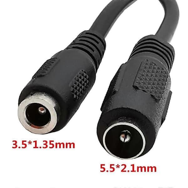 3.5x1.35mm/5.5x2.1mm DC-naaras Micro USB -kaapeli kannettava latauskaapeli