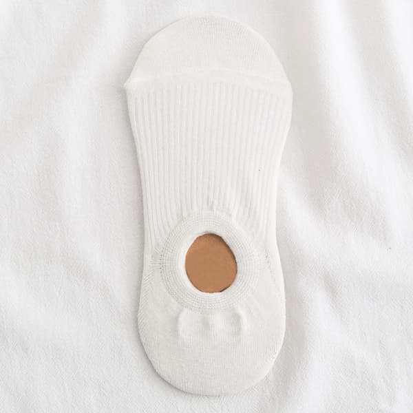 10 par Ankelsokker Damesport Korte sokker, ensfarget white