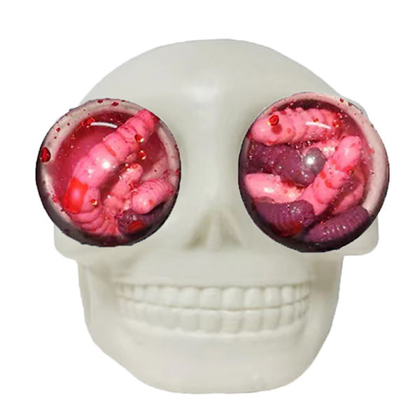 Nyhed Dødningehovedbolde Gotiske Dødningehovedlegetøj til børn Halloween White one size