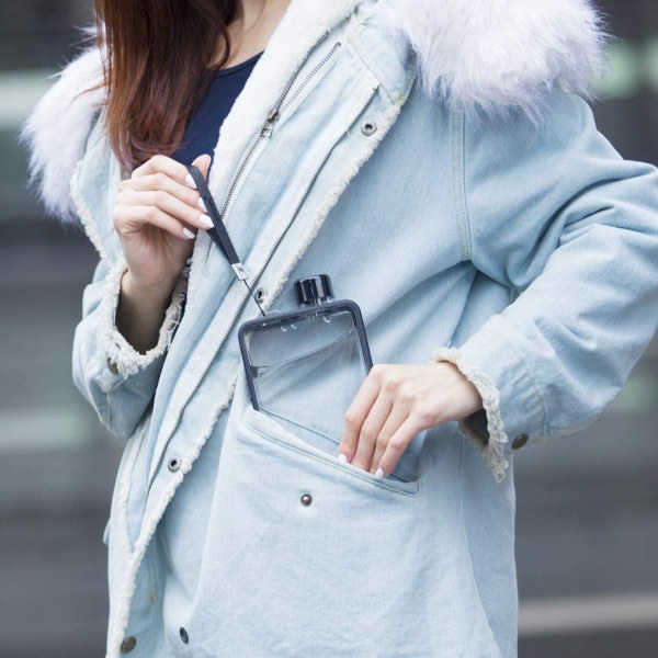 A5 platt vattenflaska kopp Grillar Portable Korean Creative A5